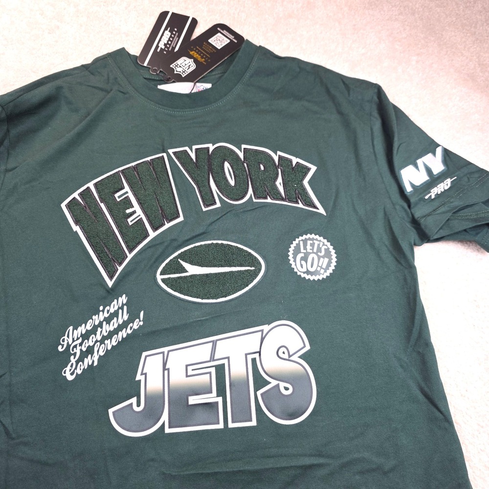 Pro Standard T-Shirt Boys M Green NFL New York Jets Graphic Team Logo NWT